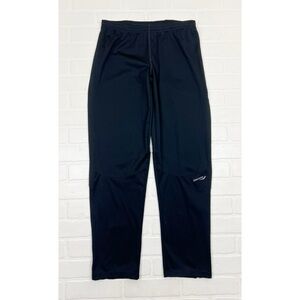 Saucony Womens Pull On Zip Hem Black Pants Size Medium